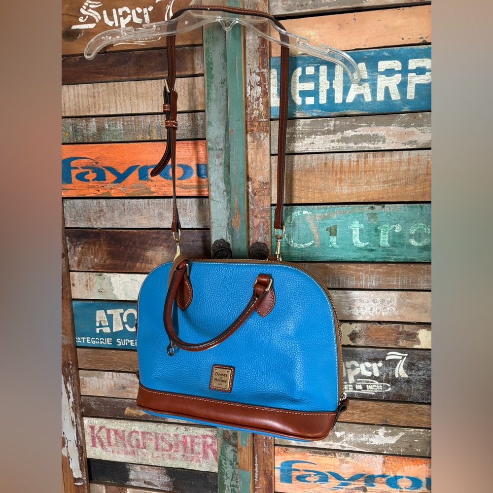 Dooney & Bourke Blue and Brown Women's Bag